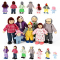 Doll House Figure Set - Happy Family Pretend Play