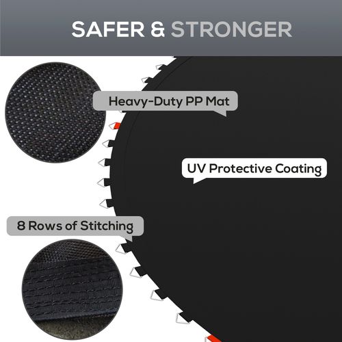 Trampoline Mat with 54 V-Hooks, for 10ft Trampoline
