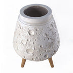 62cm x 40cm Large Lunar White Planter in White
