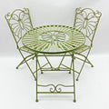 Leaf Green Bistro Set - Foldable, Sturdy, and Versatile - for Relaxing Outdoors