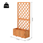 Wooden Garden Display Frame - Rot-Resistant Plant Stand