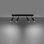 Steel Eyetech Ceiling Lamp - Modern Design - G9