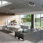 Steel Ceiling Lamp - Modern Design, GU10 Bulb - Industrial Style Décor - Best Value