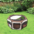 Pet Carrier with Decorative Finish