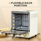 Mini Oven Toaster with Baking Tray, Wire Rack, and Crumb Tray - for All Demographics!