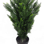 Ultra Realistic 4ft UV Resistant Artificial Cedar Tree - for Indoor/Outdoor Use