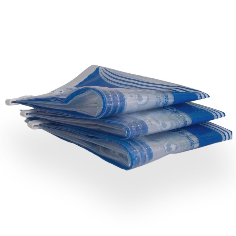 73cm x 130cm Vacuum Storage Bags x 3 - Airtight, Reusable, for Blankets, Duvets, and Clothes