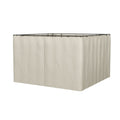 Gazebo Replacement Sidewalls - 4 Pack Privacy Panels for 3x4m Gazebo