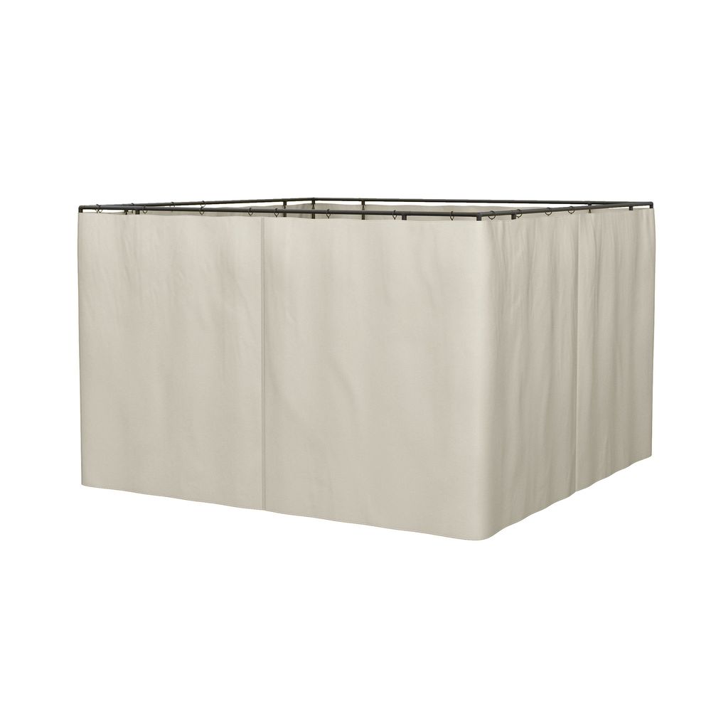 Gazebo Replacement Sidewalls - 4 Pack Privacy Panels for 3x4m Gazebo