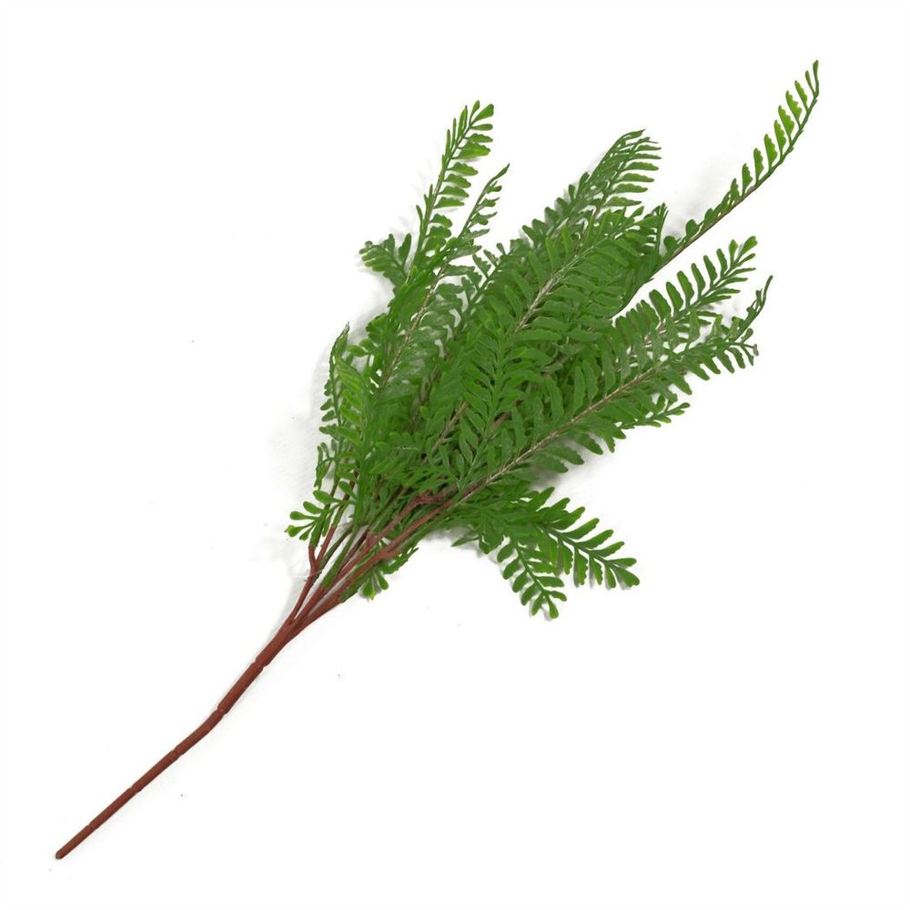 55cm Himalayan Maidenhair Fern Bush - Dark Green Artificial Plant