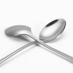 Exquisite Long Handle Latte Spoons - 12pcs SS, Mirror-Polished - Durable and Elegant