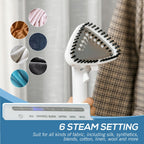 Upright Garment Clothes Steamer, 45s Fast Heat-up, 1.7L Tank White