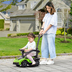 2 in 1 Baby Ride on Push Car Toddler Push Along Car, Green