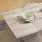 Folding Dining Table Extendable Kitchen Table - Drop Leaf Table for 2-4