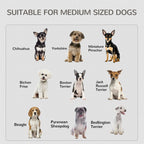 Furniture Style Dog Crate with Two Doors, End Table Pet Cage Kennel with Locks, for Medium Dogs - White