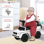 3 in 1 Kids Ride On Car Licensed Foot To Floor Slider Toddler Push Along NO POWER White 12-36 months