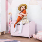 Kids Toy Organizer - 40x60cm Storage Box - Durable & Safe - Pink