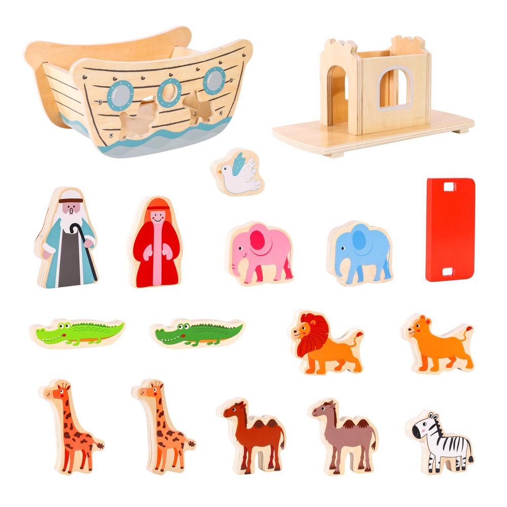 Noah's Ark - Interactive Storytelling Playset for Hours of Creative Fun - Quality Wooden Toys - Ideal Gift