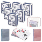 Playing Card Deck - Plastic Coated Traditional Check Design