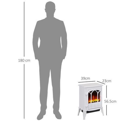 Electric Stove Heater LED Flame Effect 1000W/2000W