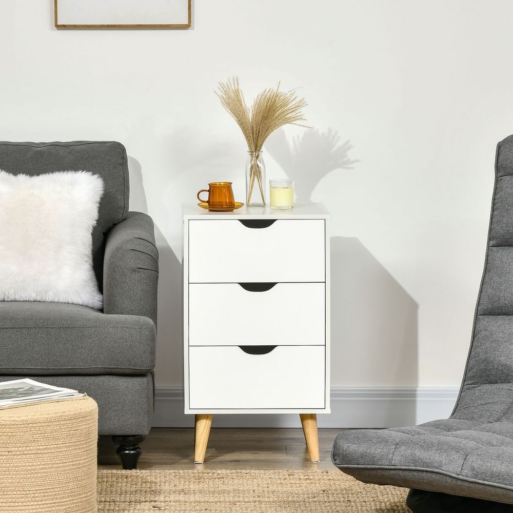 3-Drawer Storage Chest - Stylish & Sturdy - Bedroom & Living Room Furniture