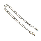 Yellow Brass Light Chain for Chandeliers - 38mm x 16mm