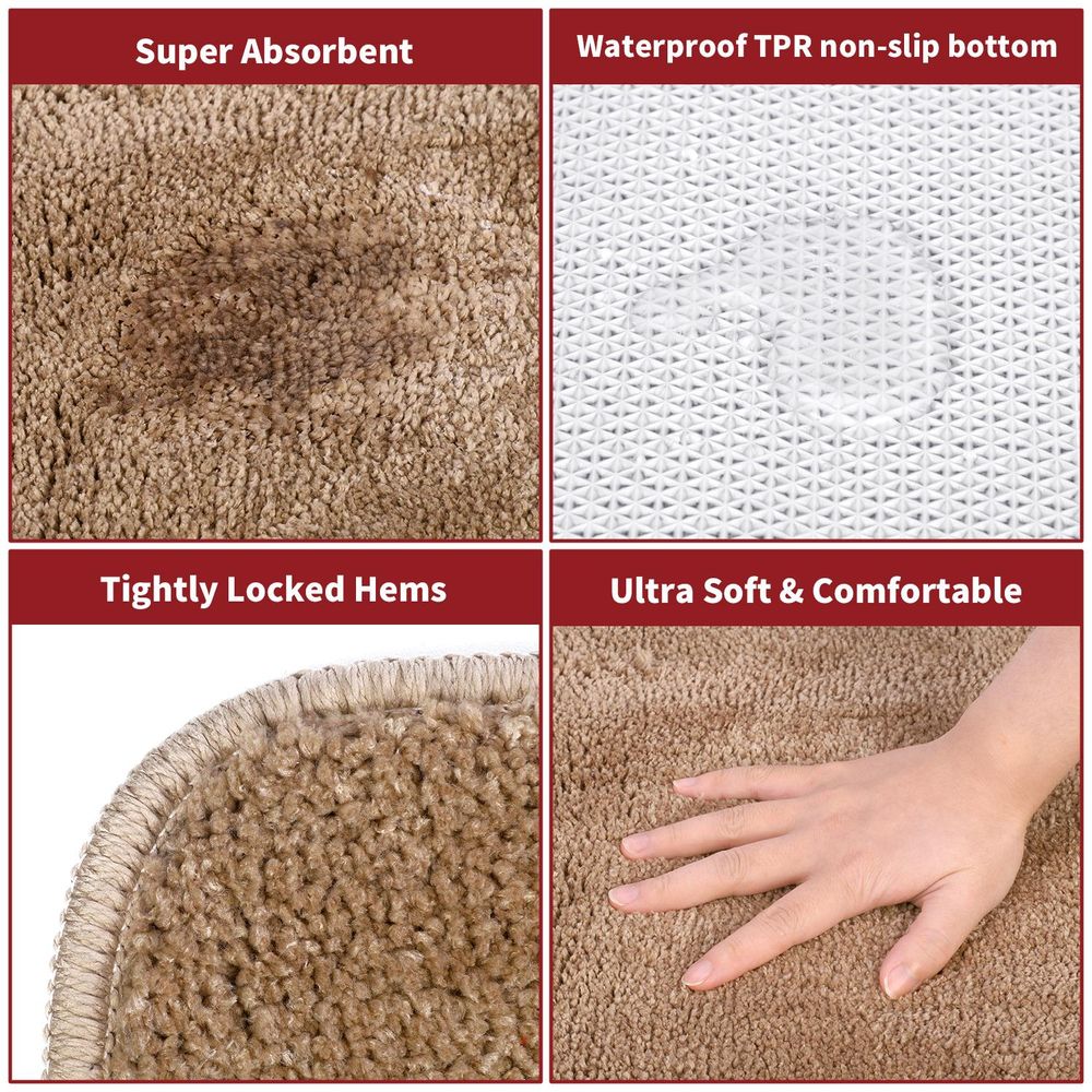 BATH MAT 50X80cm BEIGE