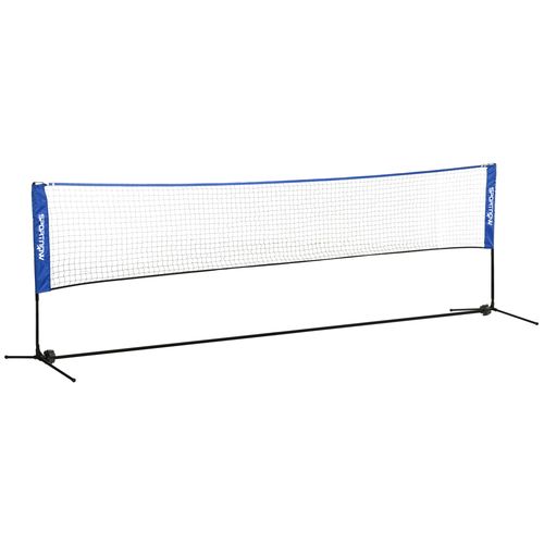 4m Badminton Net, Adjustable Sports Net for Tennis, Volleybal, Blue
