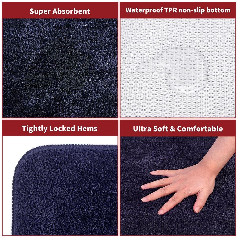 BATH MAT 60X90cm NAVY