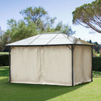 Gazebo Replacement Sidewalls - 4 Pack Privacy Panels for 3x4m Gazebo