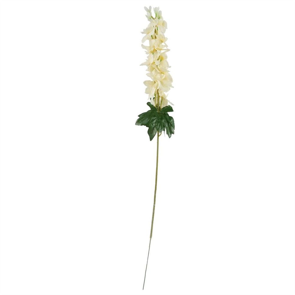 6pk 75cm Cream Delphinium Artificial Stems