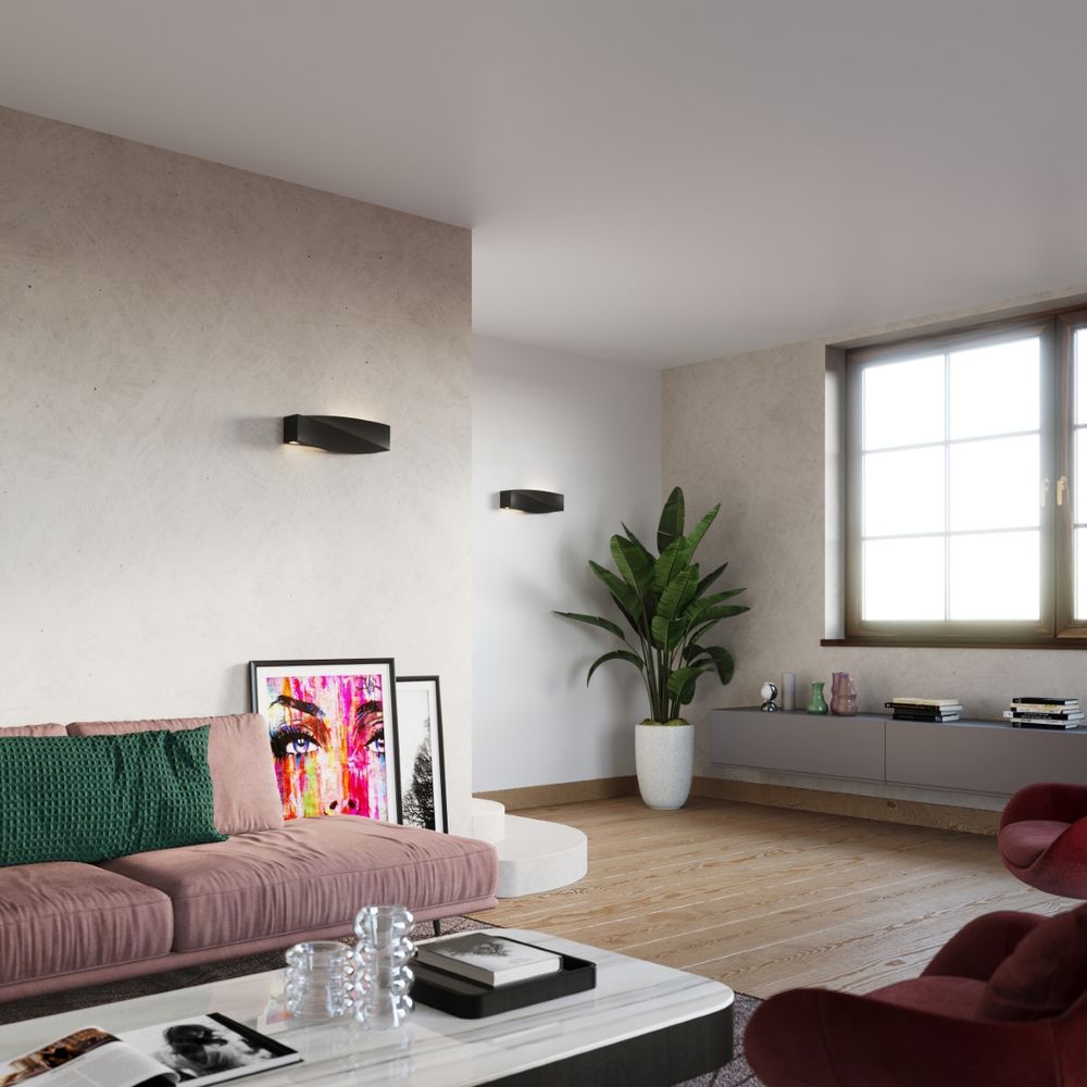 Wall lamp ceramics, glass Sigma modern Design E27 in Glass