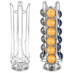 CHROME 24 COFFEE POD STAND - Organize and Display your Flavors with this Sleek Holder!