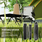 Folding Camping Table for Outdoor Camping, Picnic, Hiking, Black