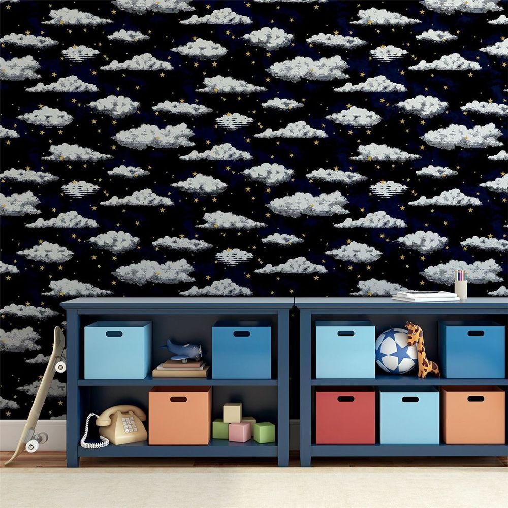 Stars & Clouds Navy - Attention to Detail