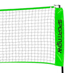 SPORTNOW Badminton Net Set, Height Adjustable Net for Pickleball, Volleyball