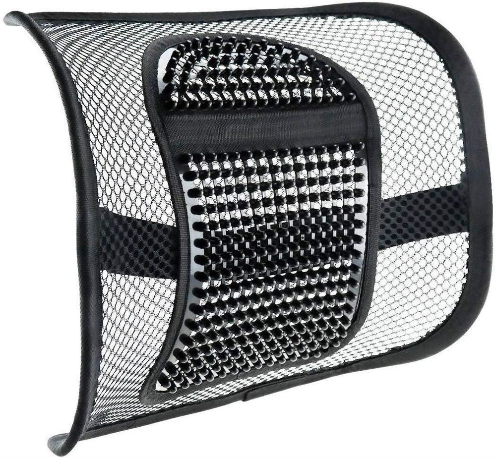 Back Support for Improved Posture and Comfort - Quick and Easy Install - Fits Any Seat - Breathable Mesh Fabric