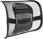 Back Support for Improved Posture and Comfort - Quick and Easy Install - Fits Any Seat - Breathable Mesh Fabric