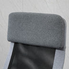 Office Chair Mesh High Back Swivel Task Home Desk Chair w/ Arm, Grey