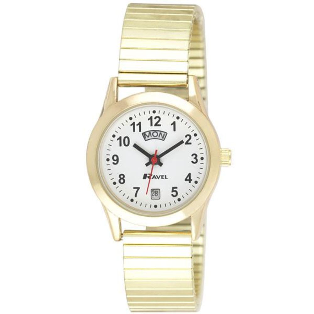 Womens Gilt Day/Date Bracelet Watch