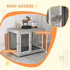 Dog Crate Furniture, Double Door, Soft Cushion - Perfect for All Pets