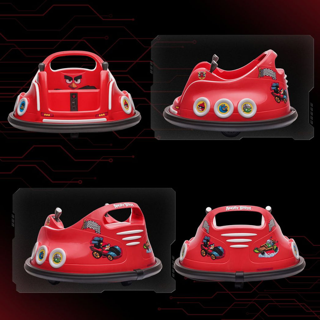 Angry Bird Licensed Bumper Car for Kids w/ Joysticks