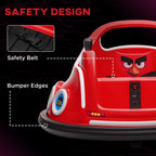 Angry Bird Licensed Bumper Car for Kids w/ Joysticks