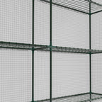 Walk-in Garden Greenhouse Shelves Polytunnel Steeple Grow House