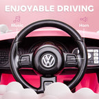 Volkswagen Beetle Licensed 12V Ride on Car w/ Remote Control