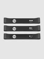 Yoga Studio Resistance Black Loop Bands - 3 Pack Inc Bag