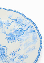 Virginia Blue and White Dessert Plates - Set of 4