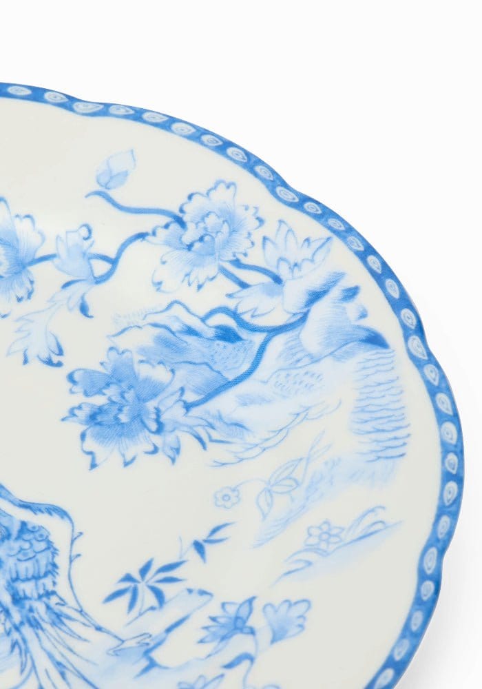 Virginia Blue and White Dessert Plates - Set of 4