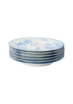 Virginia Blue and White Dessert Plates - Set of 4