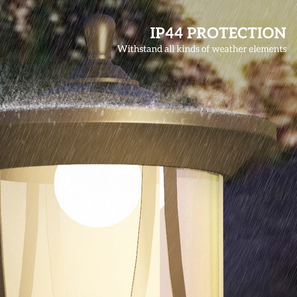 1.3 M LED Outdoor Street Light, Waterproof IP44, Cool White